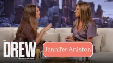 Jennifer Aniston Reveals What it's Like Working with Dolly Parton on '9 to 5' | Drew Barrymore Show