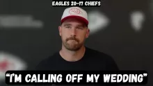 Travis Kelce CALLS OFF WEDDING with Taylor Swift after loss - Post Game Interview - Eagles vs Chiefs