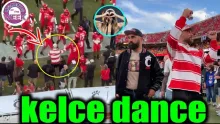 Travis & Jason kelce DANCE to 'Love Story' of Taylor Swift at Cincinnati vs Nebraska game