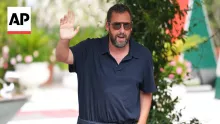 George Clooney, Adam Sandler and Laura Dern arrive for Venice Film Festival
