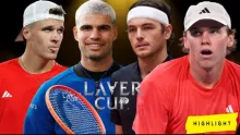 Carlos Alcaraz / Jakub Mensik vs Taylor Fritz / Alex Michelsen | Doubles | Laver Cup 2025