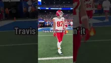 Travis Kelce vibing before the Chiefs take on the Giants (via nfl/TT)