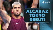 Carlos Alcaraz Makes Tokyo Debut vs Sebastian Baez | Tokyo 2025 Highlights