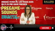 Pregame Sounds: HC Stephanie White | Indiana Fever Presser vs. Las Vegas Aces | 09.21.25