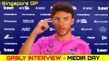 Pierre Gasly Pre-Race interview | Media day, Marina - Singapore GP