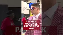 Patrick Mahomes arrives for Monday Night Football #Chiefs #Jaguars #NFL #Football