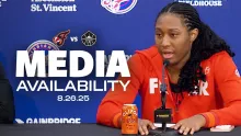 Stephanie White, Aliyah Boston & Odyssey Sims | Postgame Media Availability vs. Seattle
