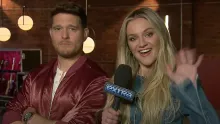 Michael Bublé & Kelsea Ballerini on REUNITING for 'Voice' S28 Battles! (Exclusive)