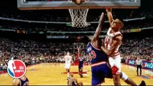 Scottie Pippen dunks on Patrick Ewing, then taunts Spike Lee | ESPN Archives