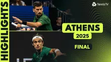 Novak Djokovic vs Lorenzo Musetti For The Trophy! | Athens 2025 Final Highlights
