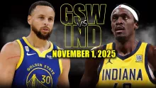 Golden State Warriors vs Indiana Pacers Full Game Highlights - November 1, 2025 | NBA Season