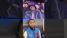 Allen Iverson appreciation Steph curry showing Him love in Philly.