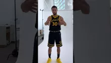 Stephen Curry Wears Warriors New Uniform For the First Time! | #shorts