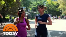 Sheinelle Jones runs with Kate Mackz, ‘The Running Interviewer’