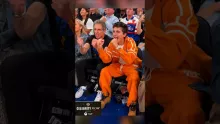 Biggest Celebs at Knicks vs Spurs Finals at Madison Square Garden 👀🏀