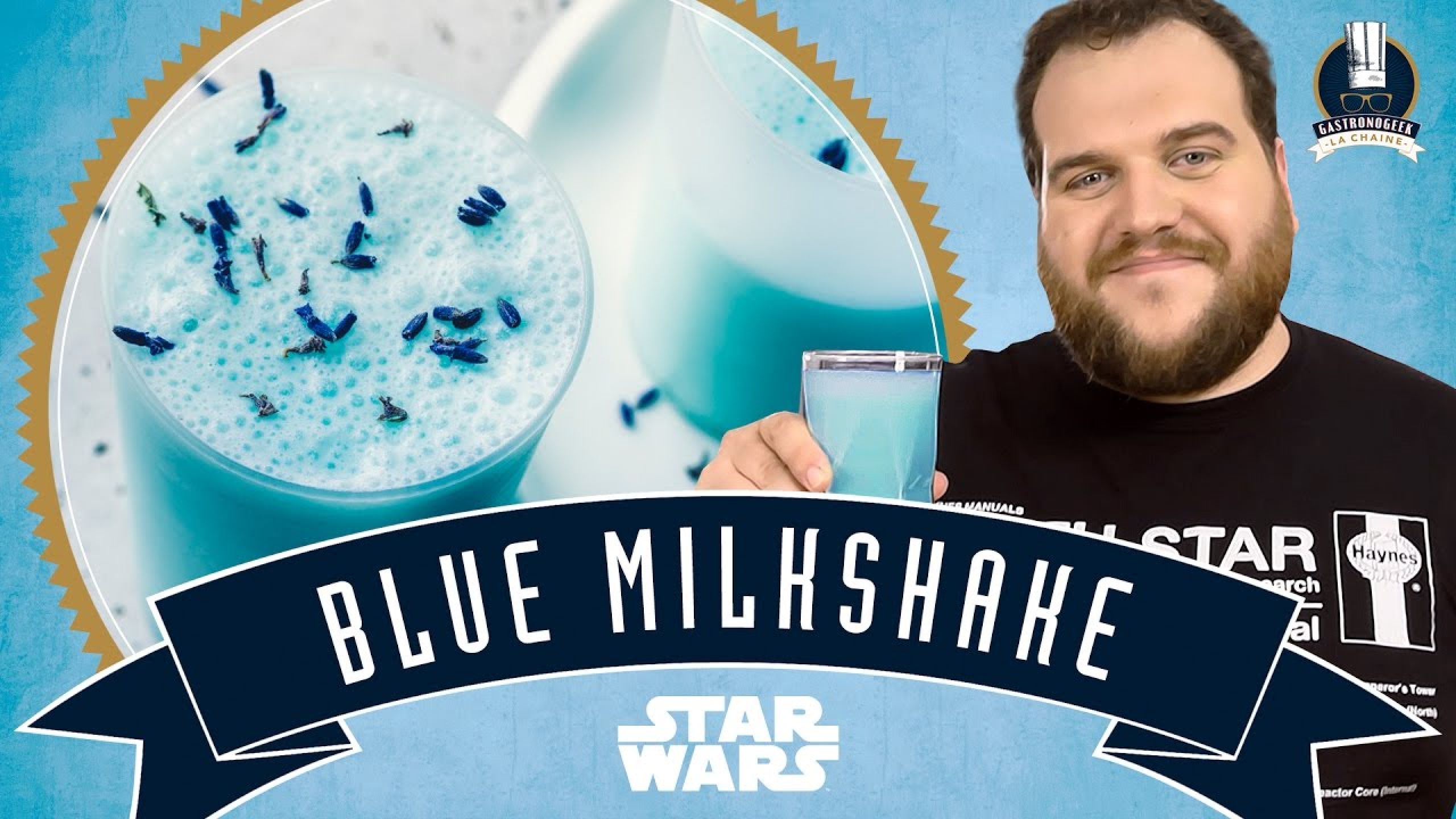 RECETTE STAR WARS - MILKSHAKE AU LAIT BLEU (S01E01) - Gastronogeek®