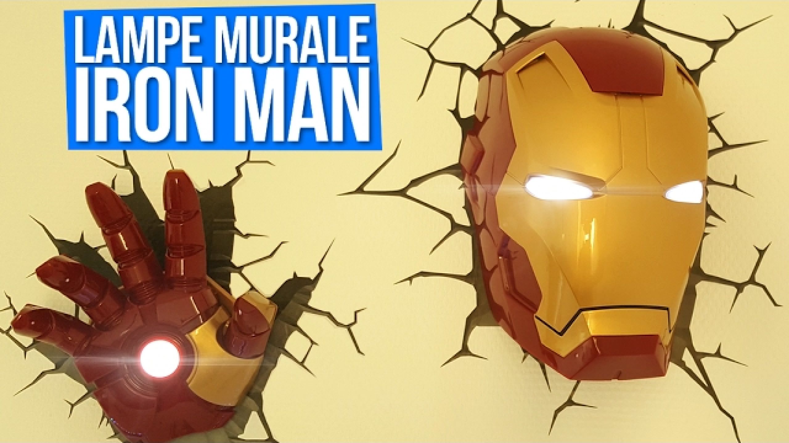 Lampe décorative Iron Man à LED !