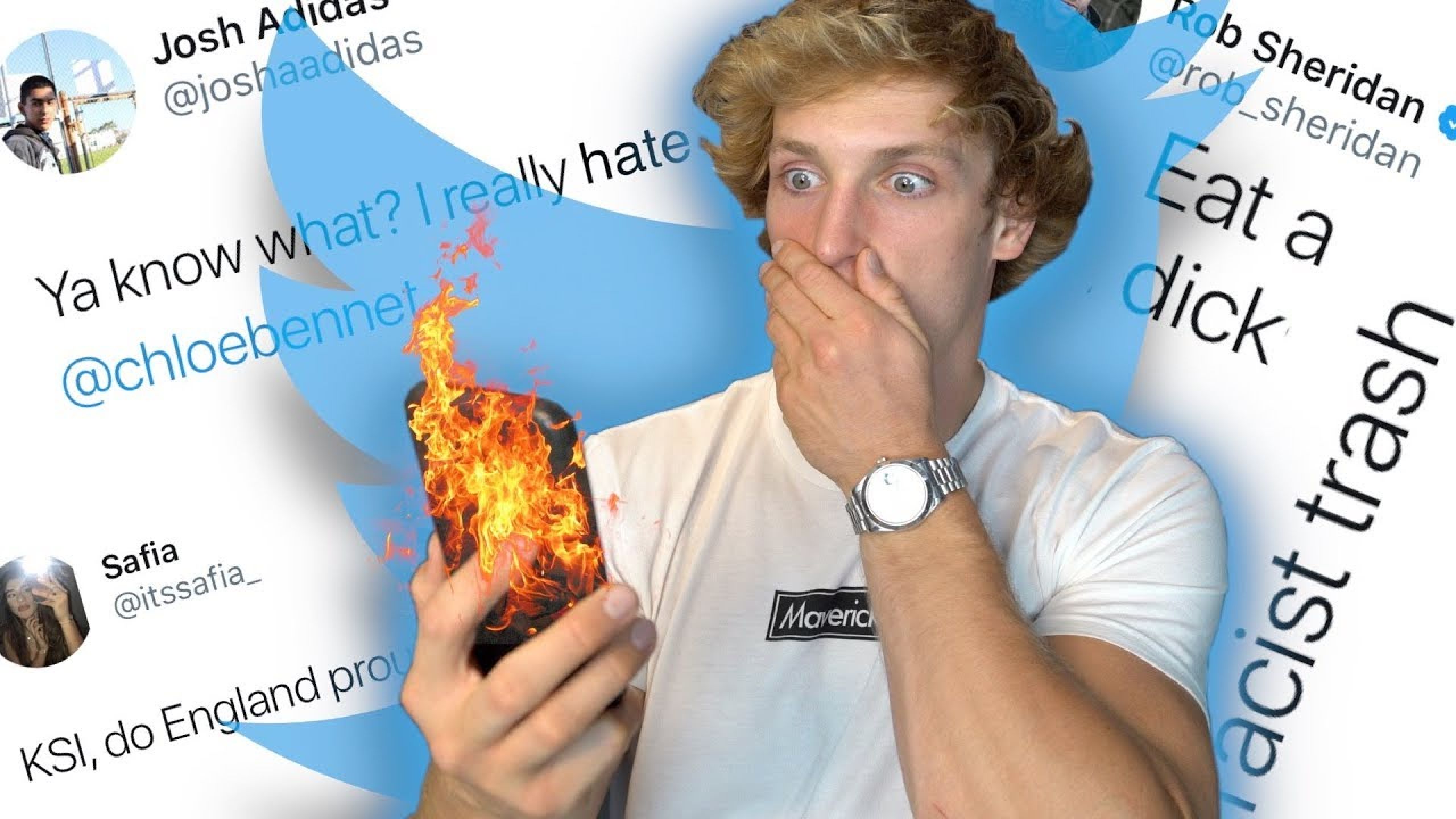 LOGAN PAUL READS MEAN TWEETS!