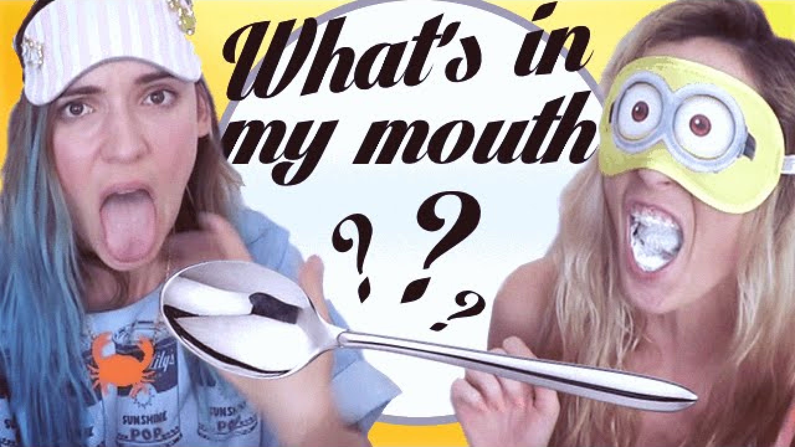 What's in my mouth challenge - Natoo