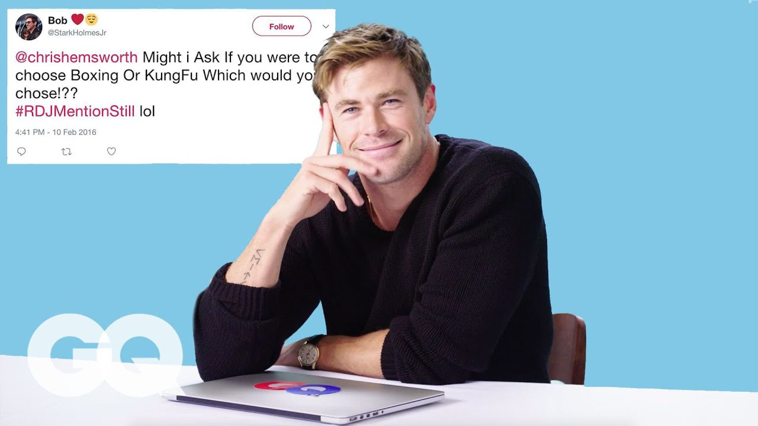 Chris Hemsworth Replies to Fans on the Internet | Actually Me | GQ