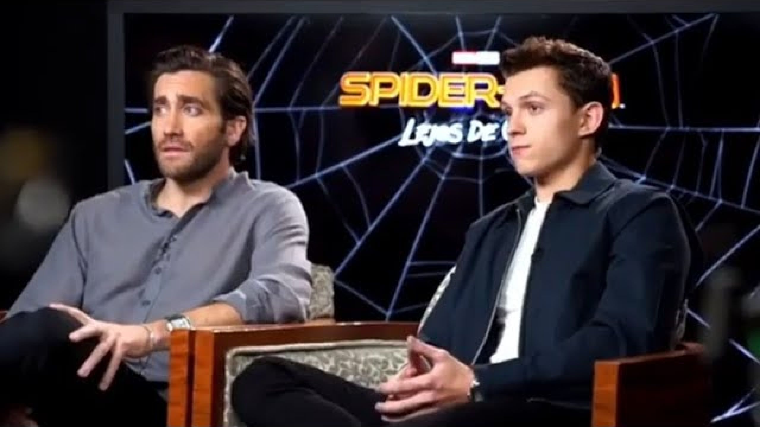 Tom Holland and Jake Gyllenhaal Mexico press tour video! # ...