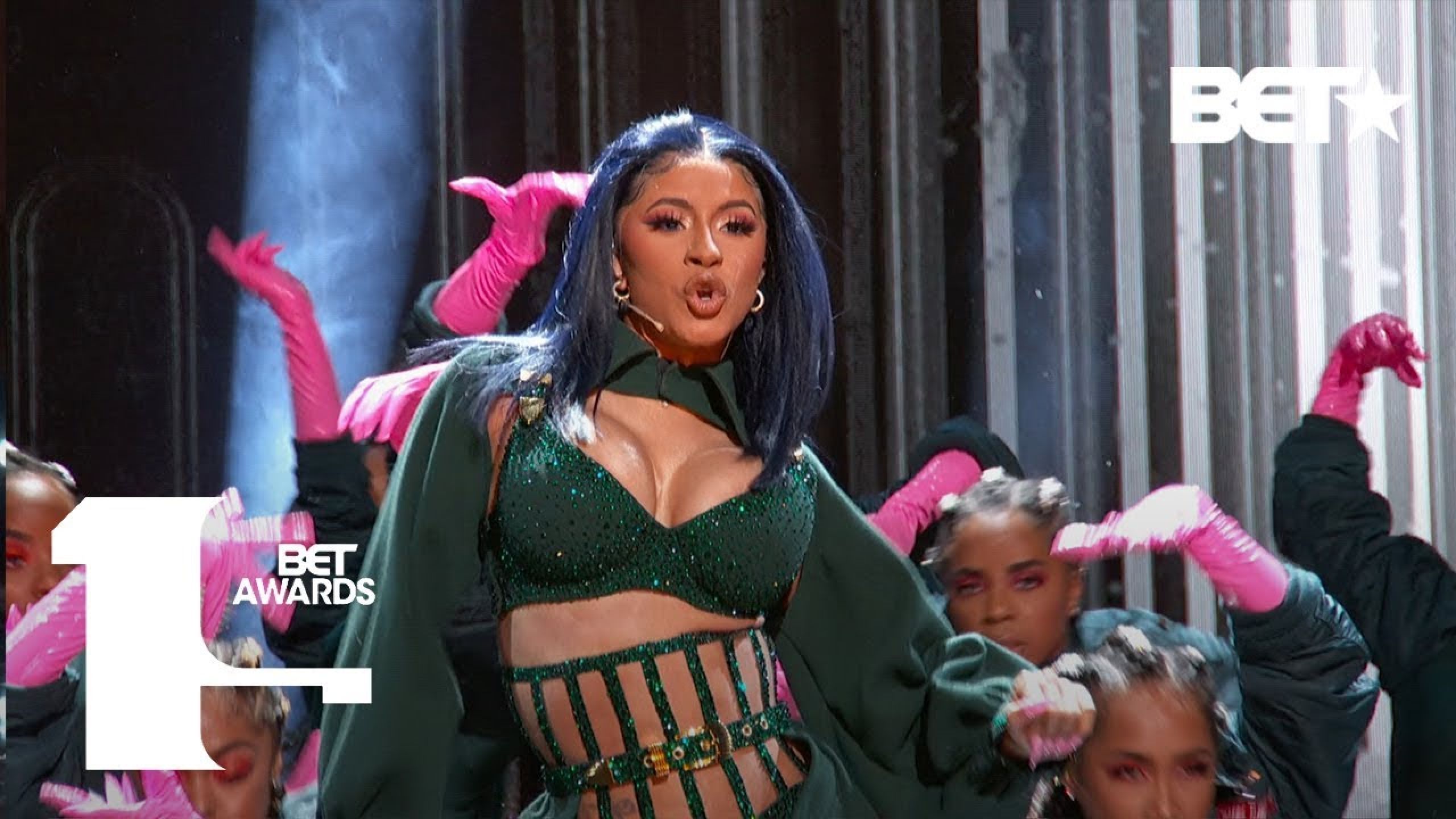 Cardi B & Offset In FIRE “Clout” & “Press” Performance At The BET