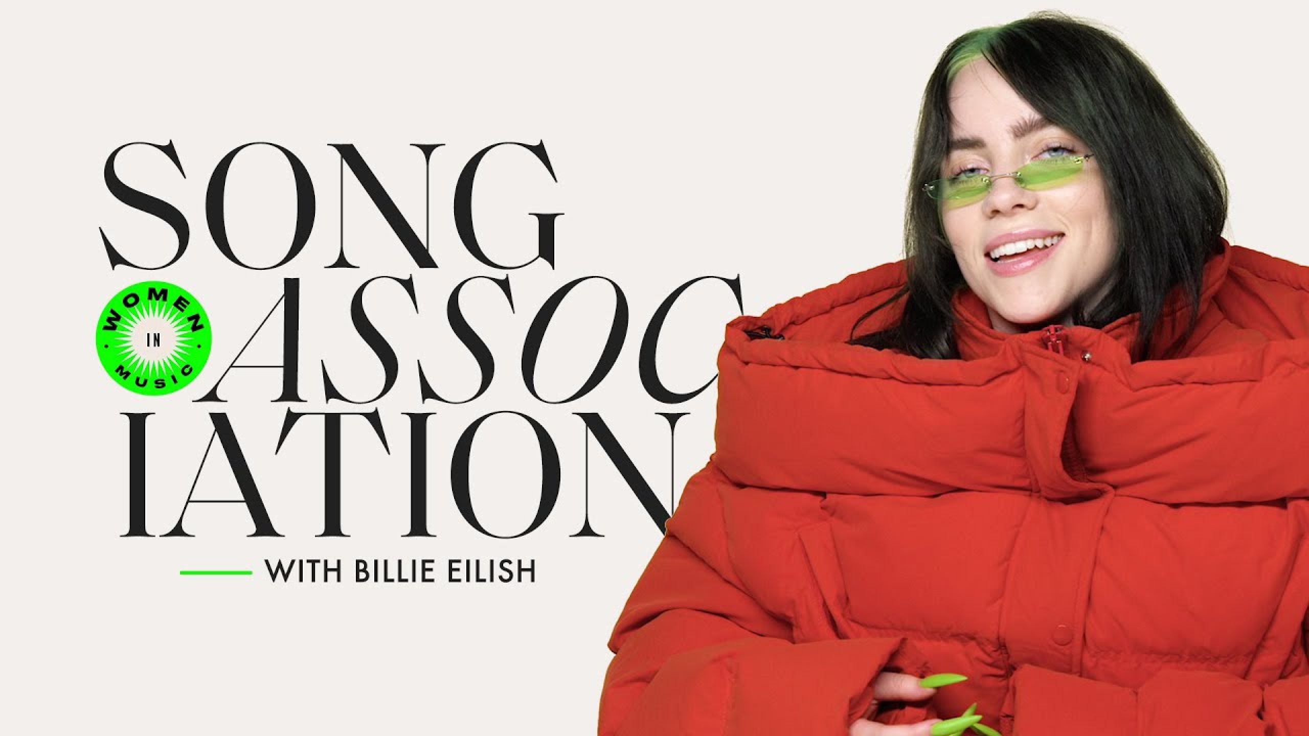 Billie Eilish Sings Miley Cyrus, H.E.R., and P!nk in a Game of Song Association | ELLE