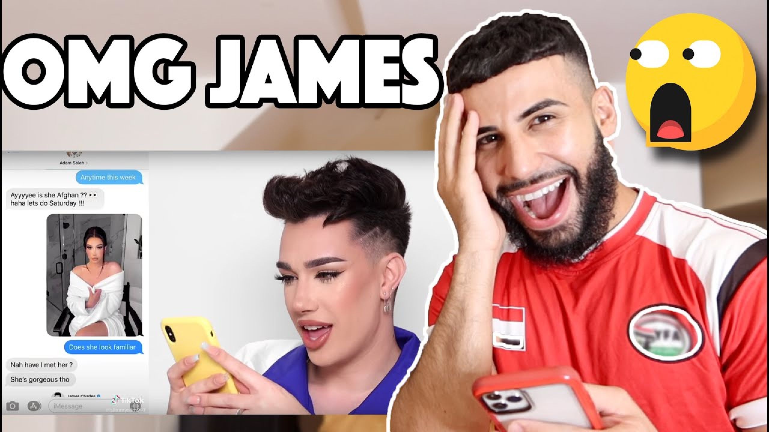 Reacting To James Charles Reacting To Me Getting Pranked!!!