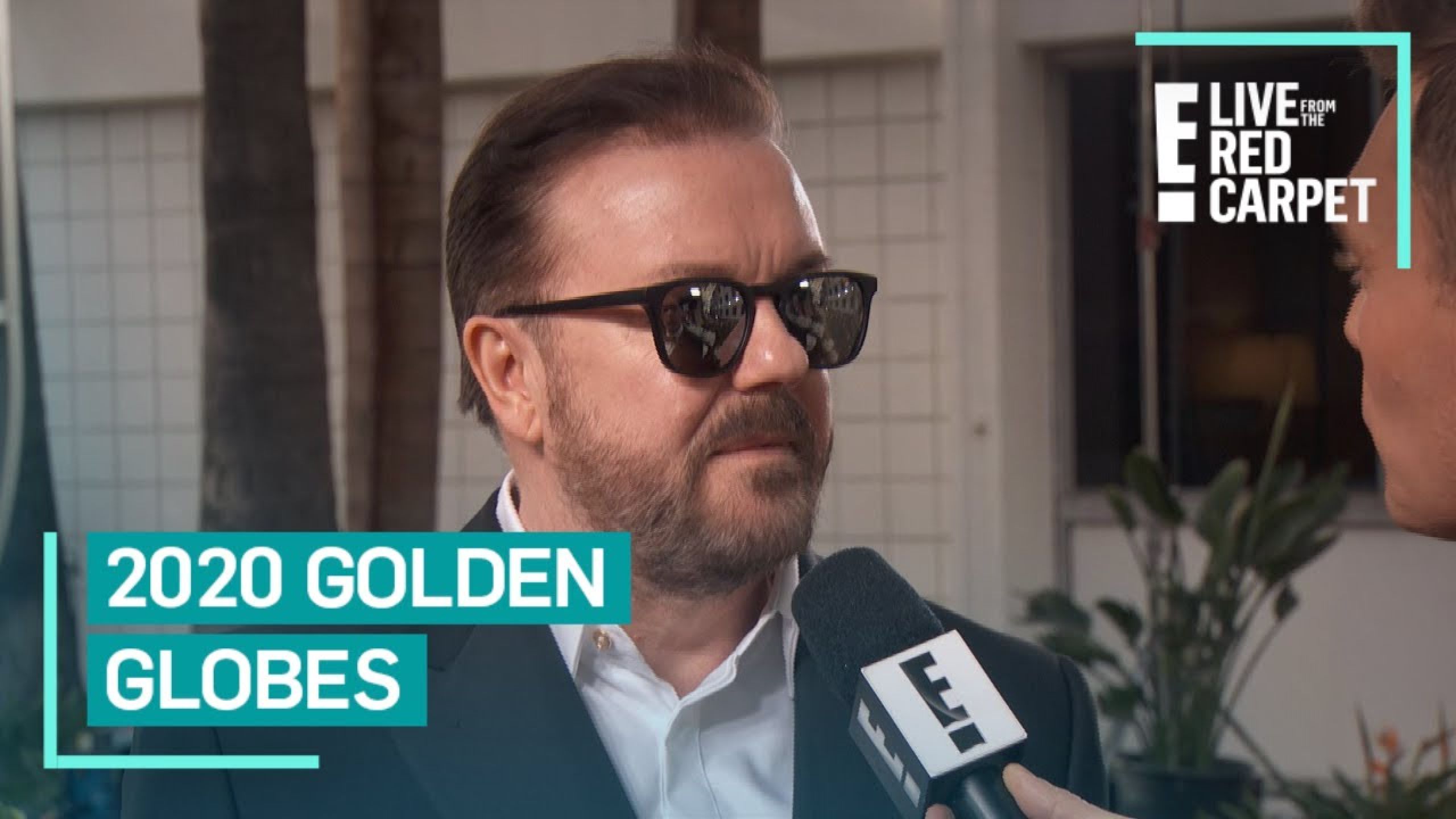Ricky Gervais Warms Up for 2020 Golden Globes | E! Red Carpet & Award
