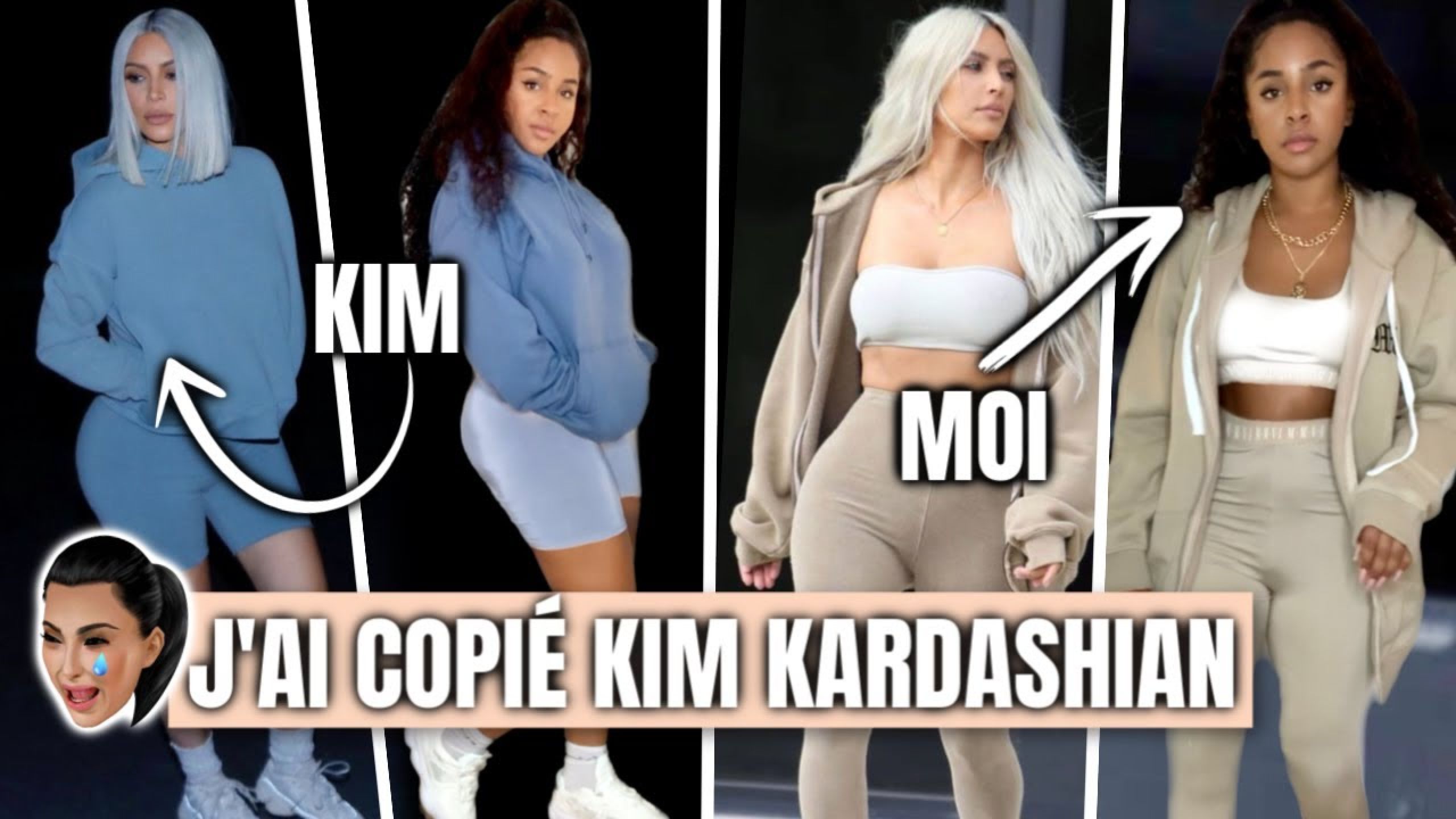 J'AI COPIÉ KIM KARDASHIAN DE A à Z... (EN MOINS CHER 💸)