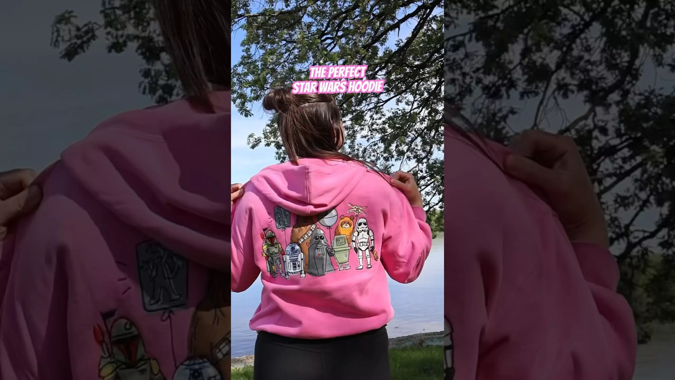 PINK STAR WARS HOODIE starwars disneyhaul starwarsfan Clothes