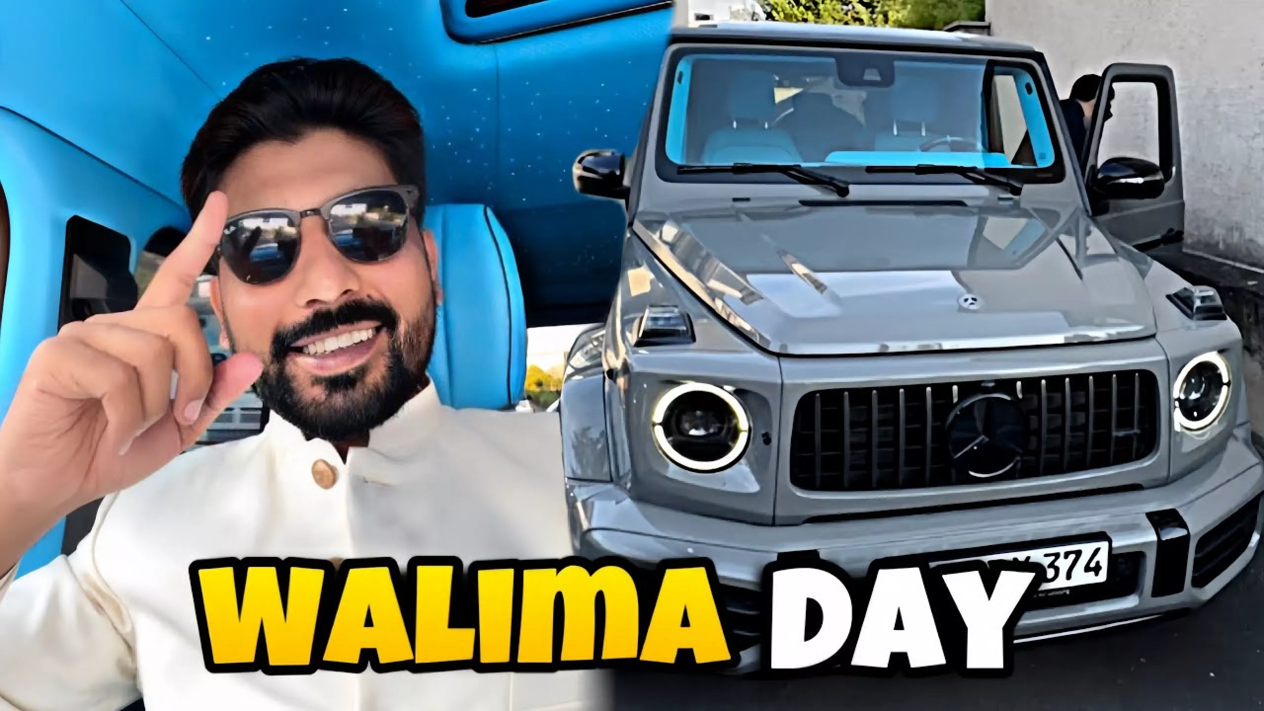 Luxury Pakistani wedding in france | Walima ceremony | luxury cars| Bilal Marth |