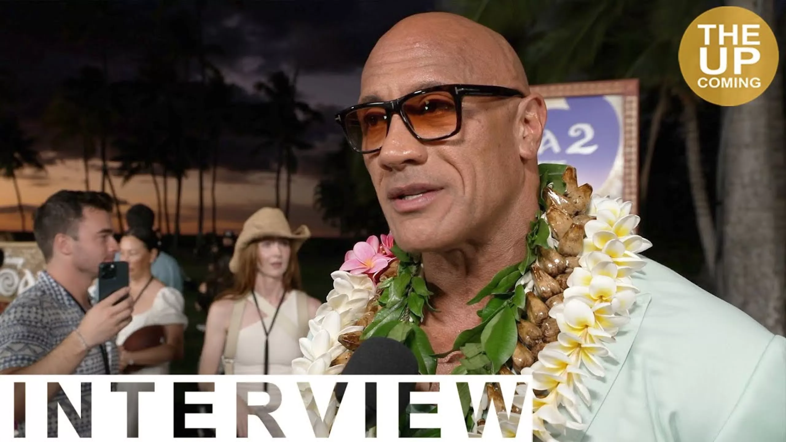 Dwayne Johnson interview Moana 2 premiere