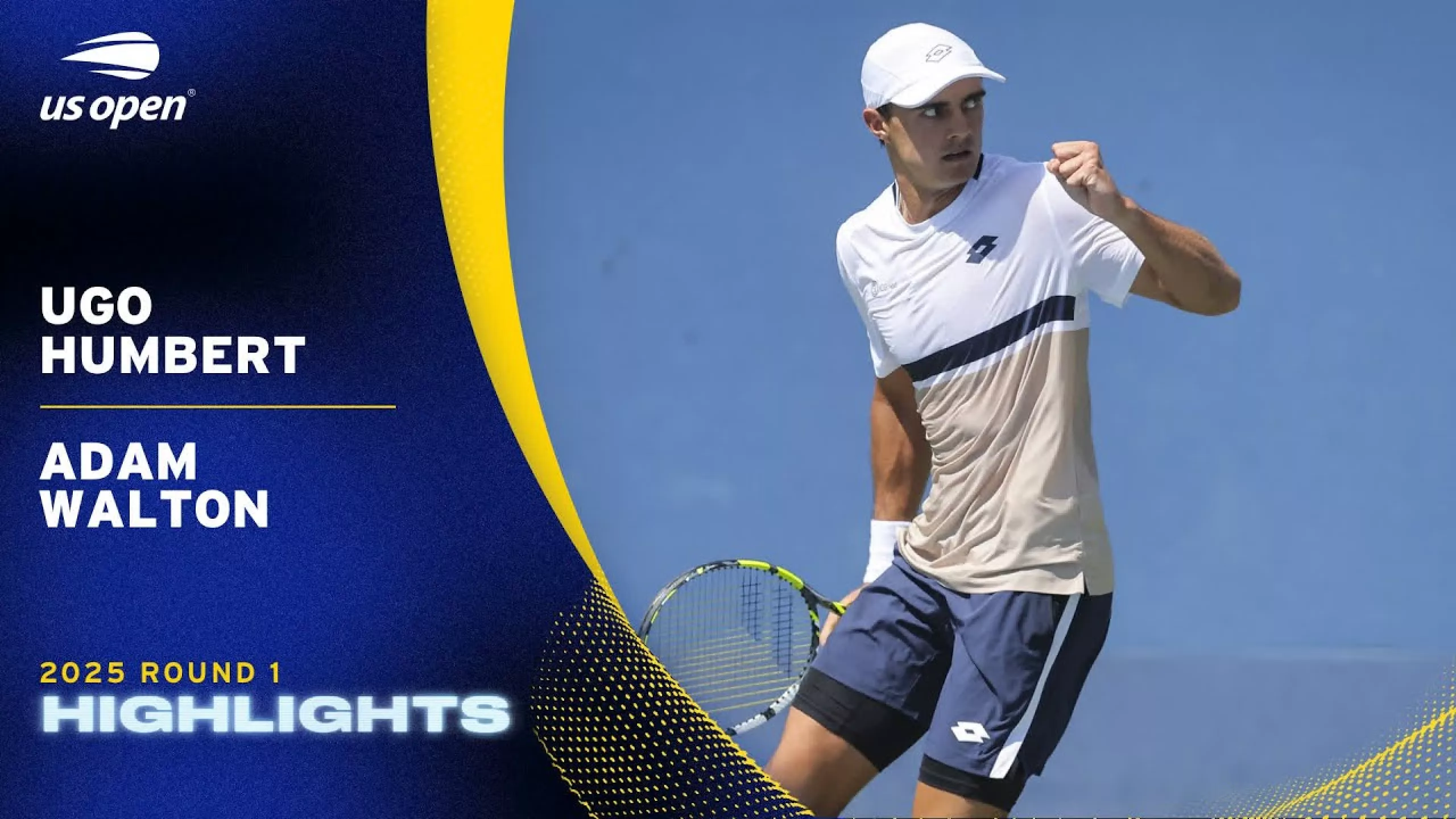 Ugo Humbert vs. Adam Walton Highlights | 2025 US Open Round 1