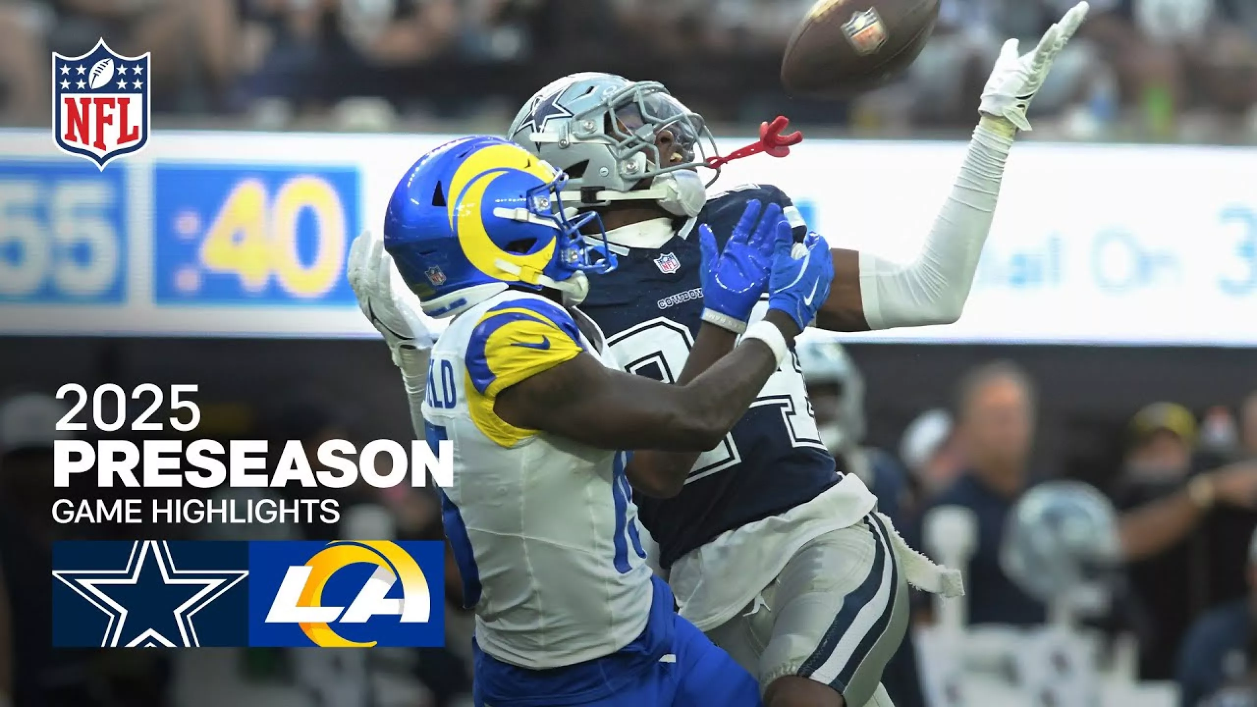 Dallas Cowboys Vs Los Angeles Rams Game Highlights 2025 Preseason