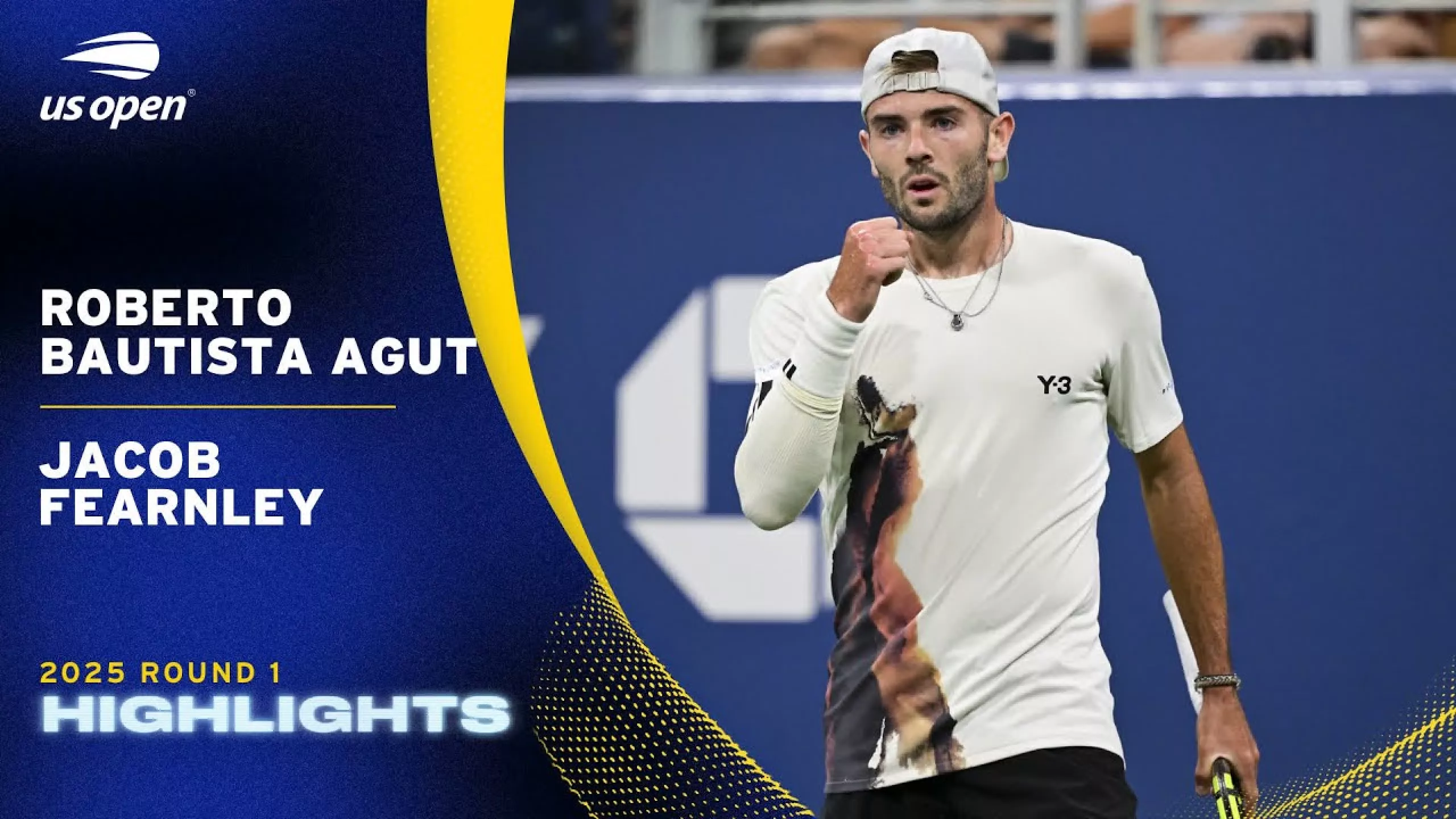 Roberto Bautista Agut vs. Jacob Fearnley Highlights | 2025 US Open Round 1