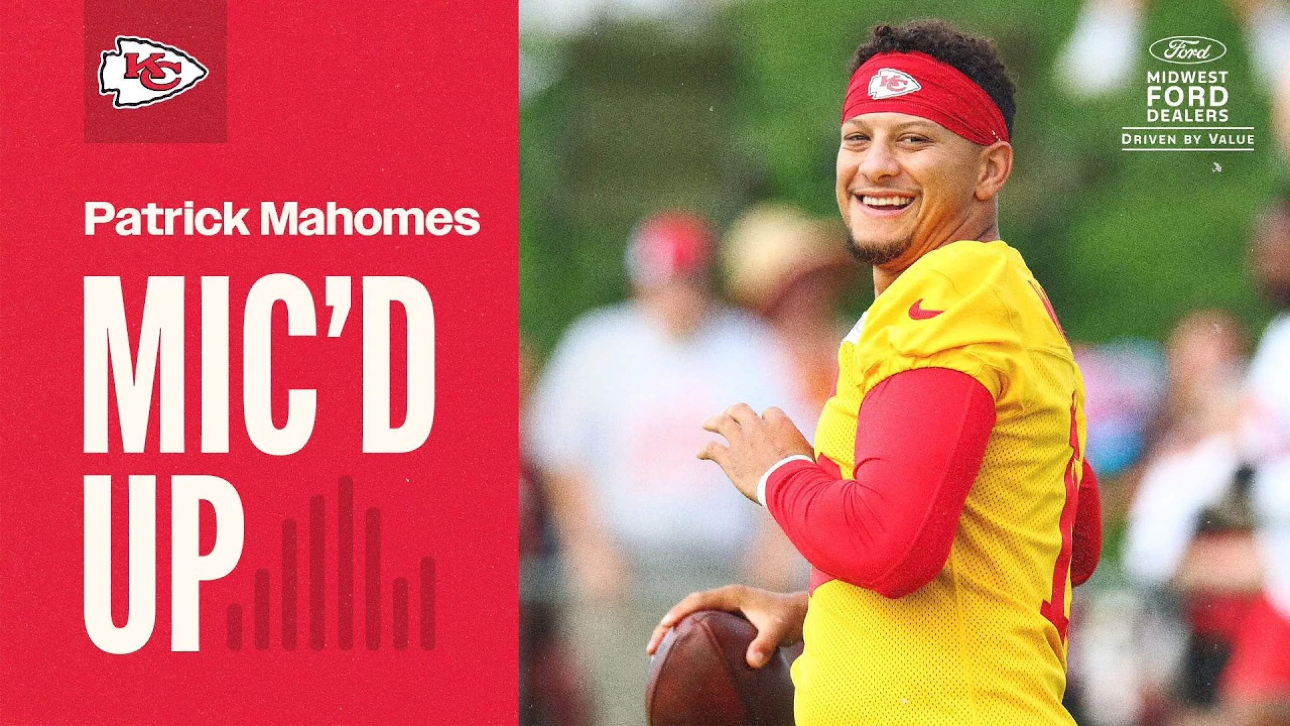 🎤 Patrick Mahomes was MIC'D UP for Training Camp | Kansas City Chiefs