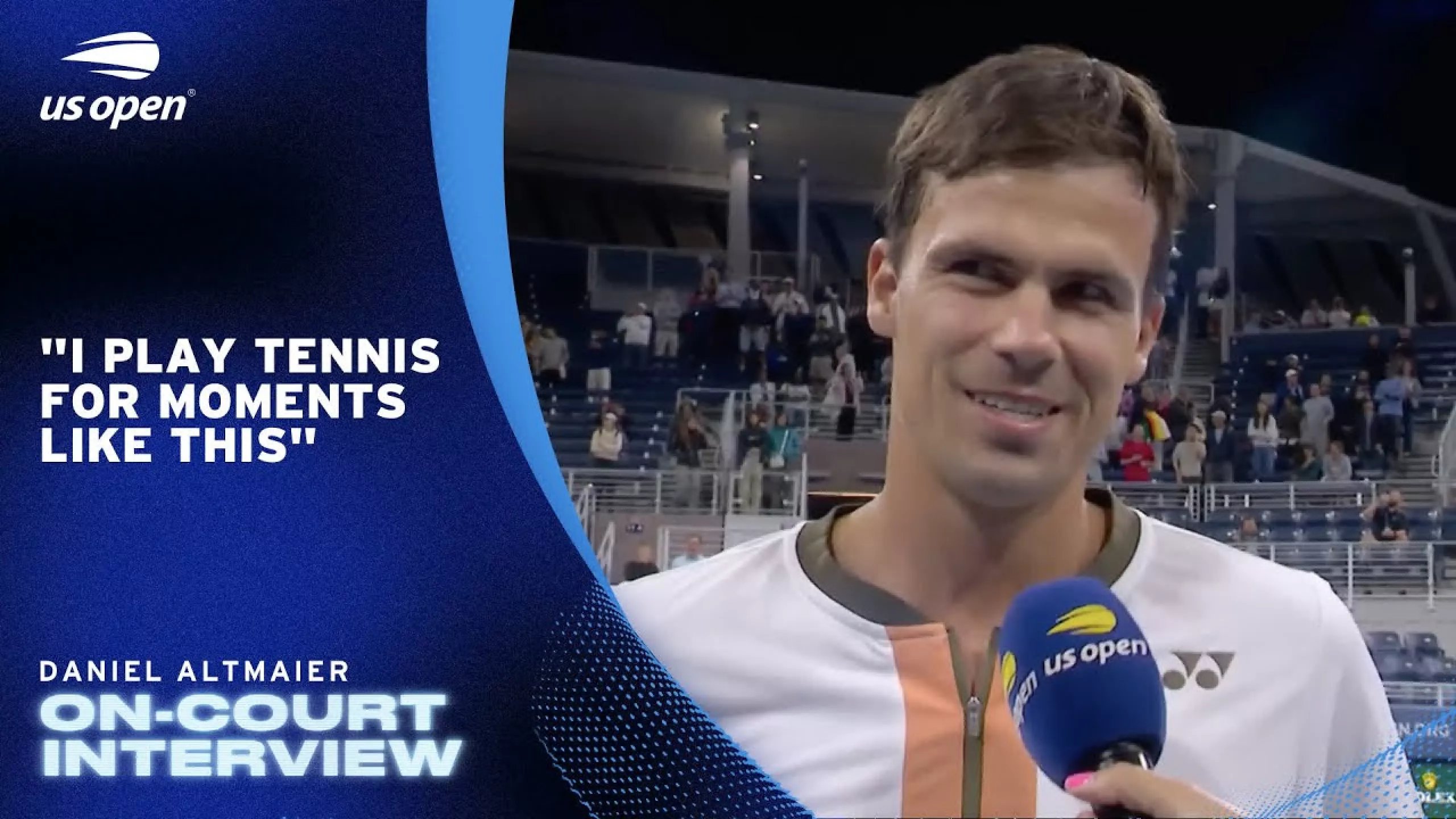Daniel Altmaier On-Court Interview | 2025 US Open Round 2