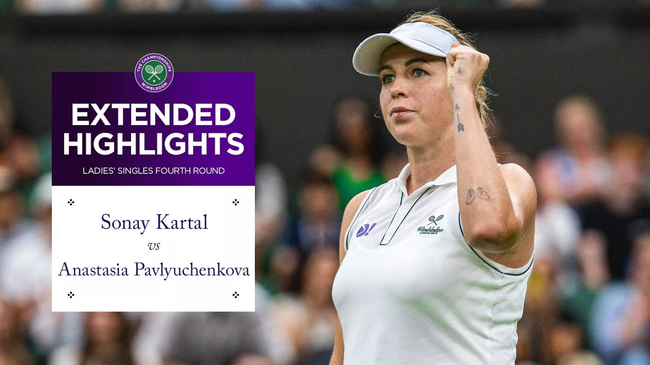 Pure action! | Sonay Kartal vs Anastasia Pavlyuchenkova | Extended Highlights | Wimbledon 2025