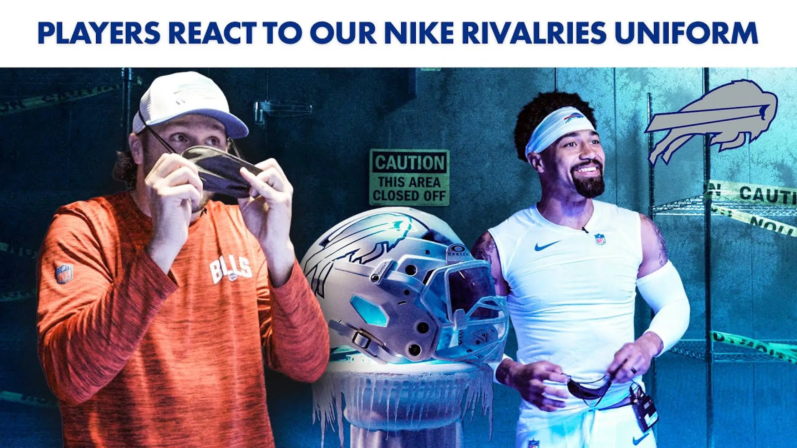 Josh Allen and Buffalo Bills Players React to our BRAND NEW Nike Rivalries Uniform!