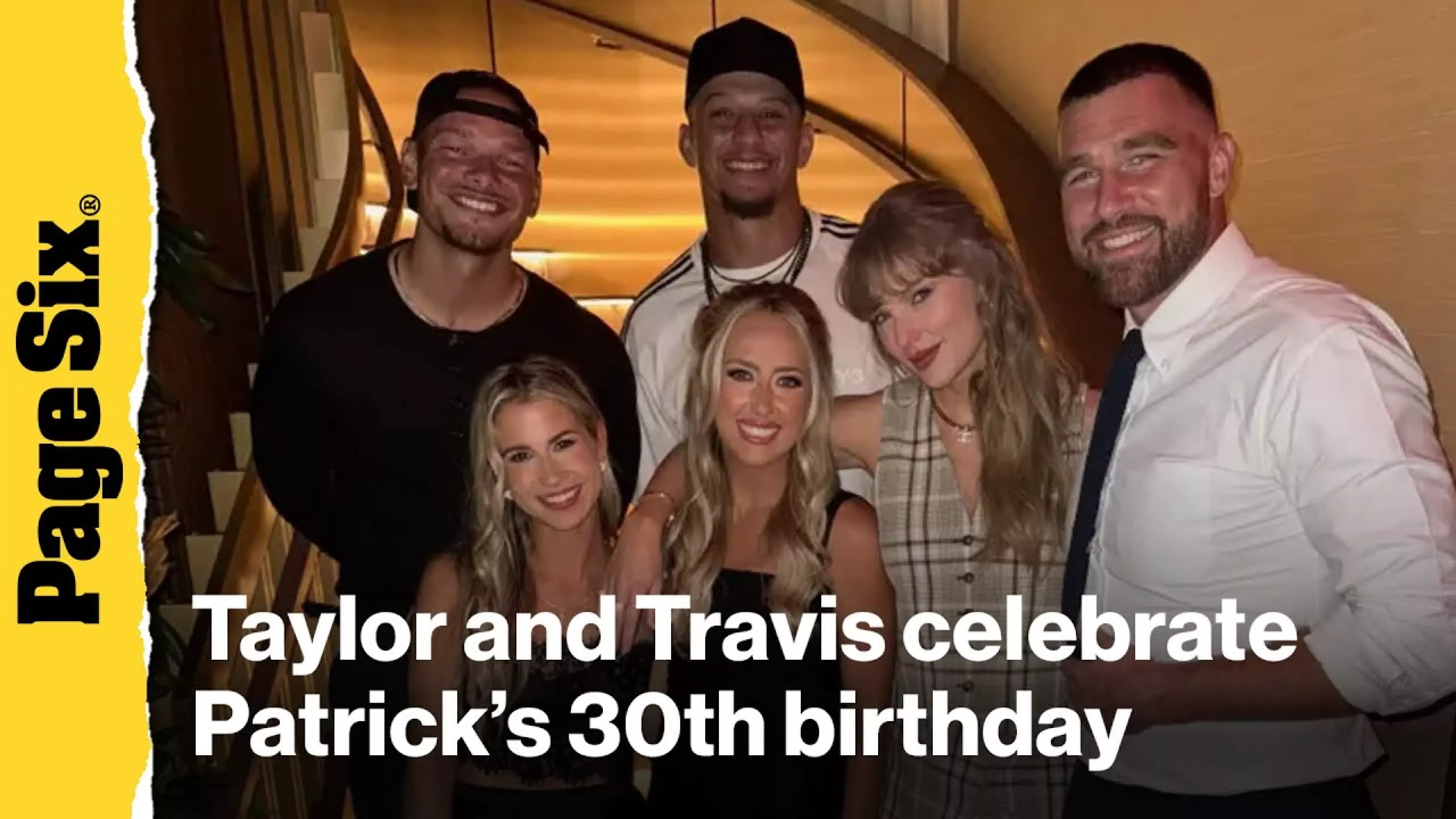 Taylor Swift and Travis Kelce celebrate Patrick Mahomes’ 30th birthday after Chiefs’ loss