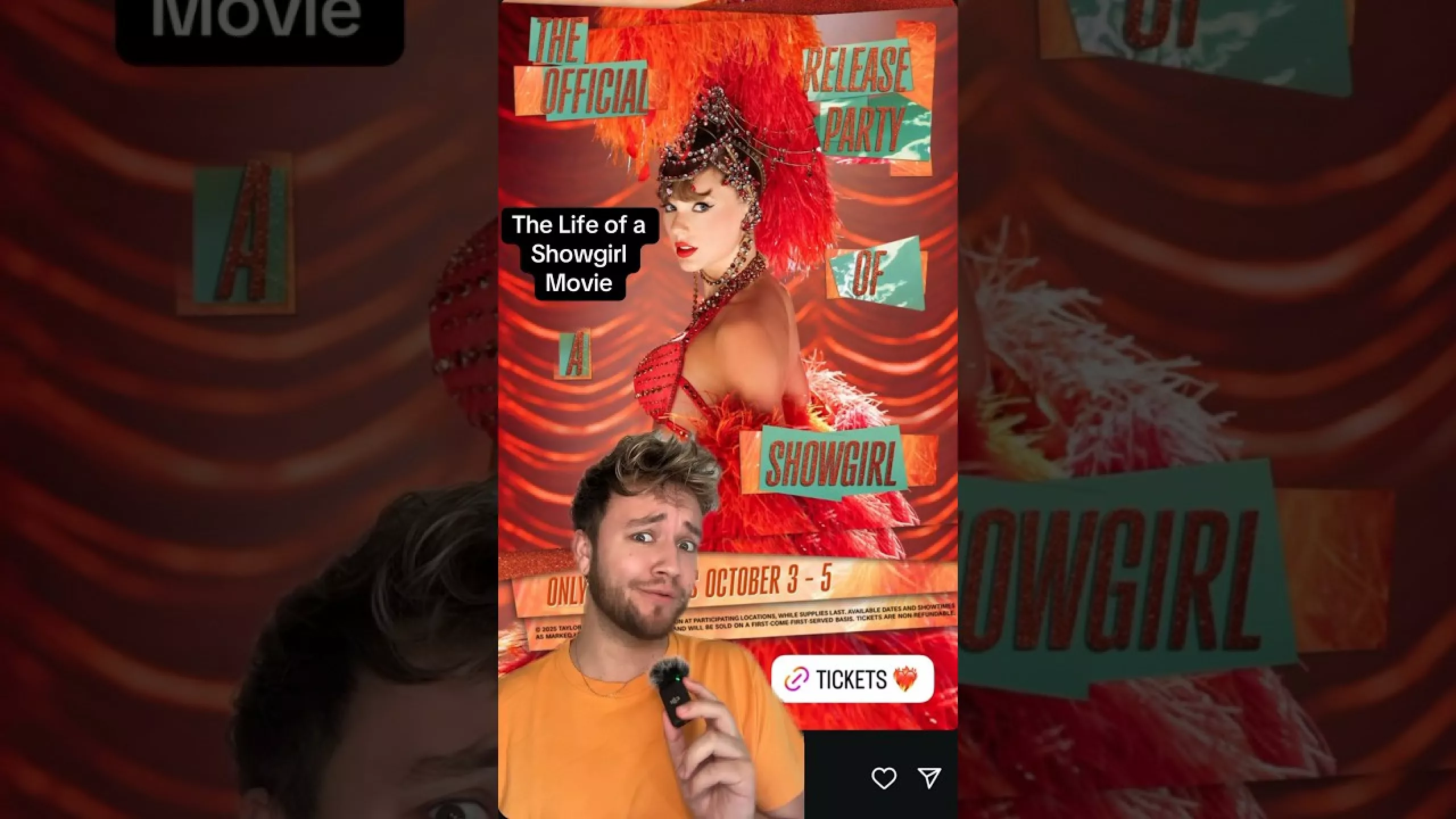 The Life of a Showgirl MOVIE Taylor Swift