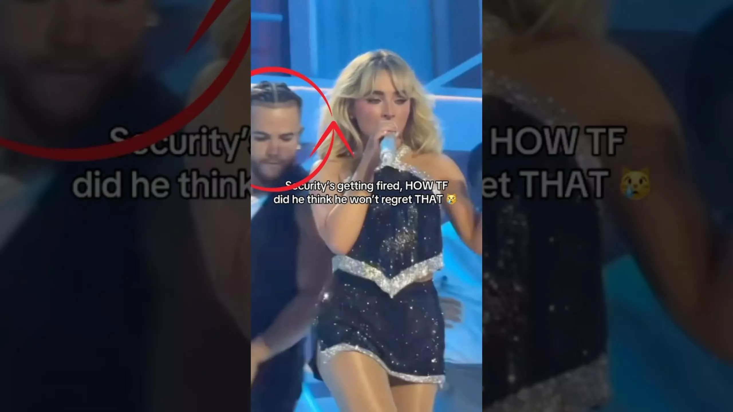 Sabrina Carpenter Dancer Can’t Keep His Eyes Off Her :)) #sabrinacarpenter