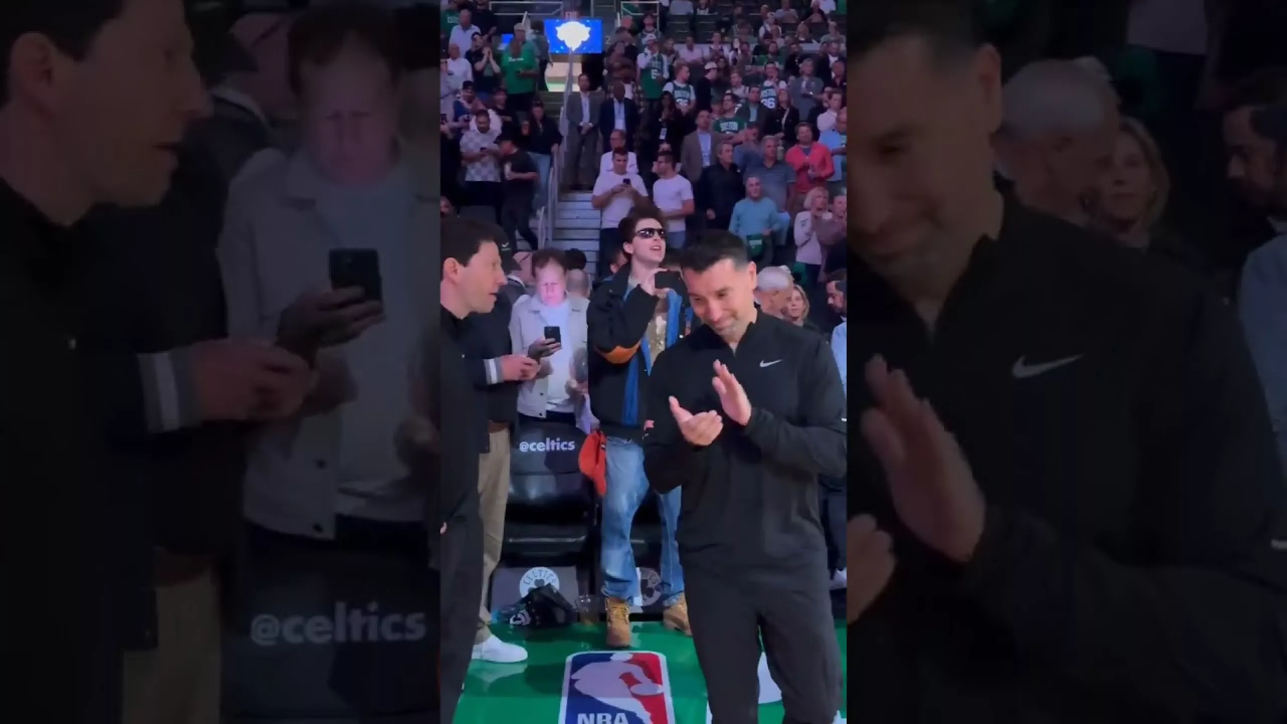 TIMOTHÉE CHALAMET SPOTTED IN BOSTON 👀 | Knicks Fan Watches Game 5 Playoff Action Live! #nba