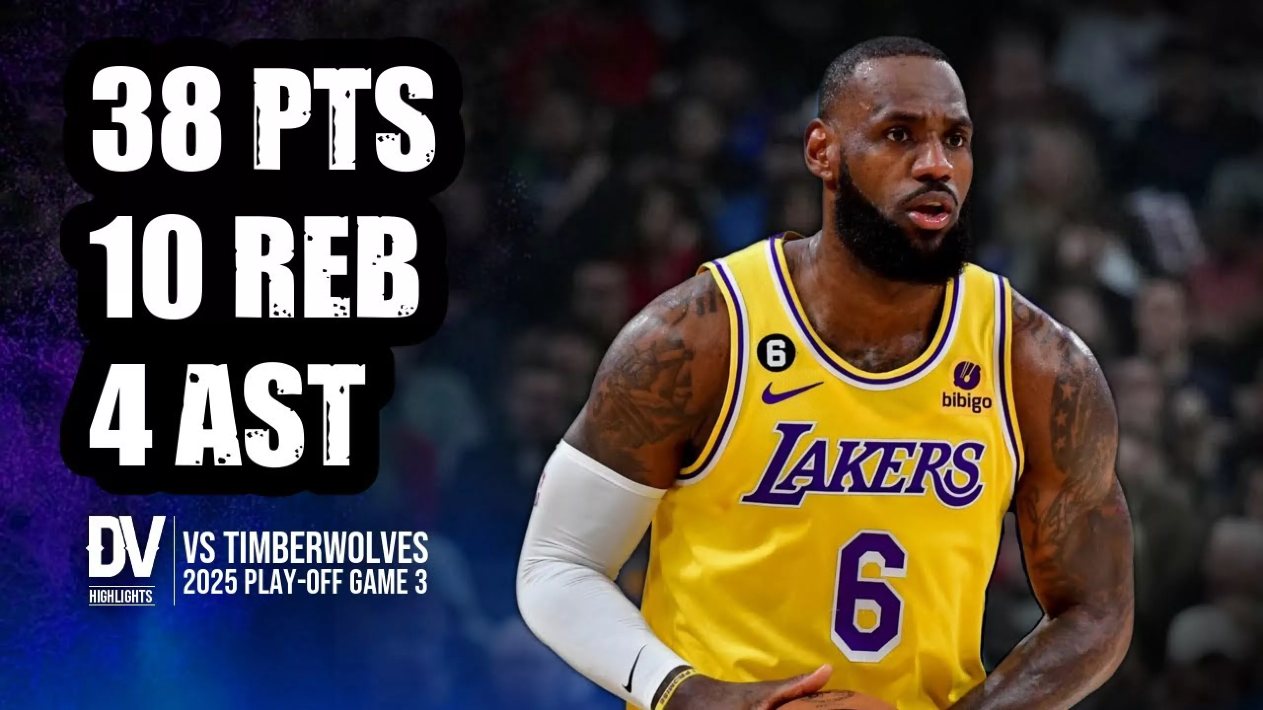 LeBron James vs Timberwolves 38 pts 10 reb 4 ast | Apr 25, 2025 | Playoffs