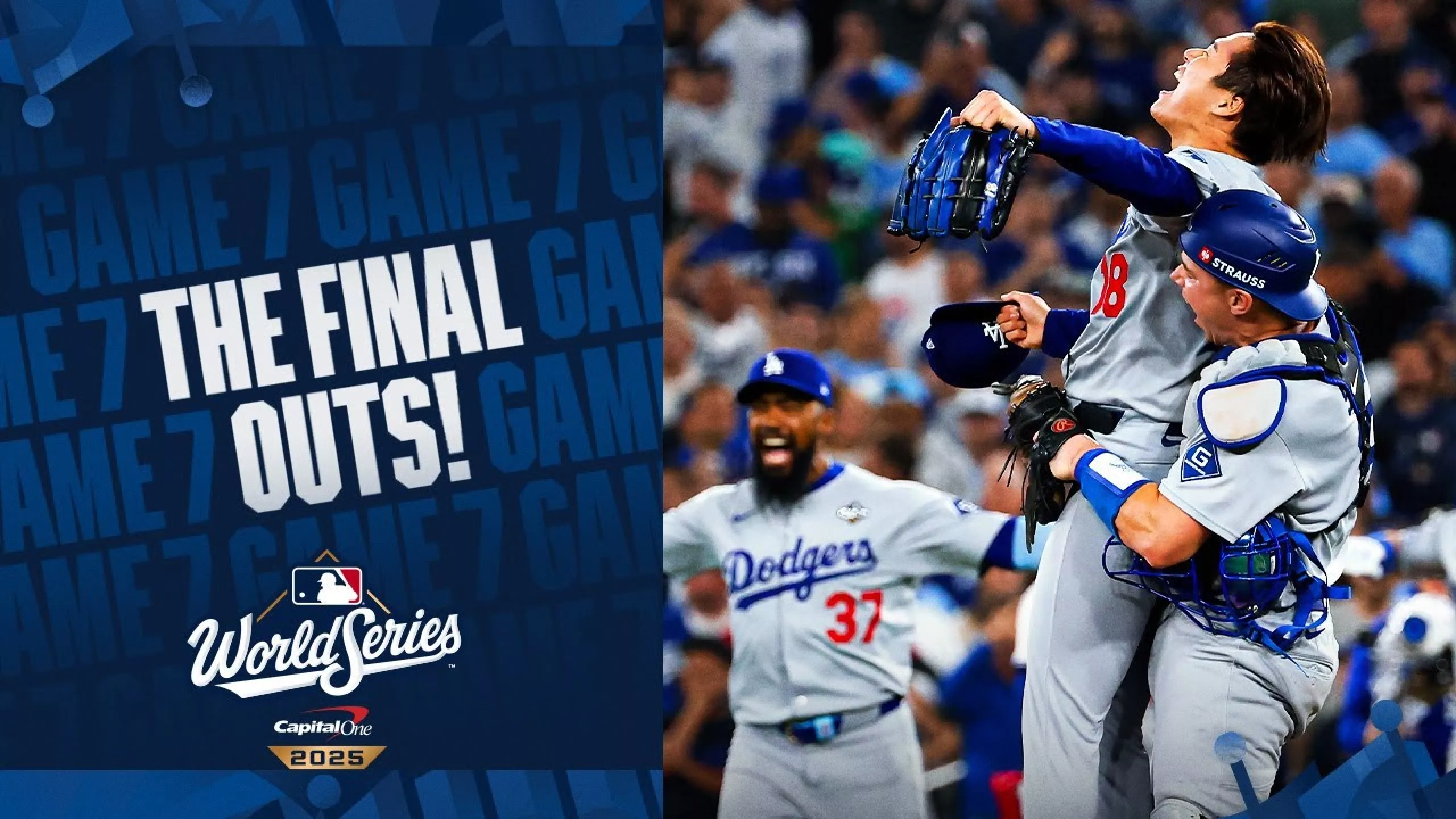 FINAL OUTS: The Los Angeles Dodgers win the 2025 World Series after an EPIC GAME 7! 🏆