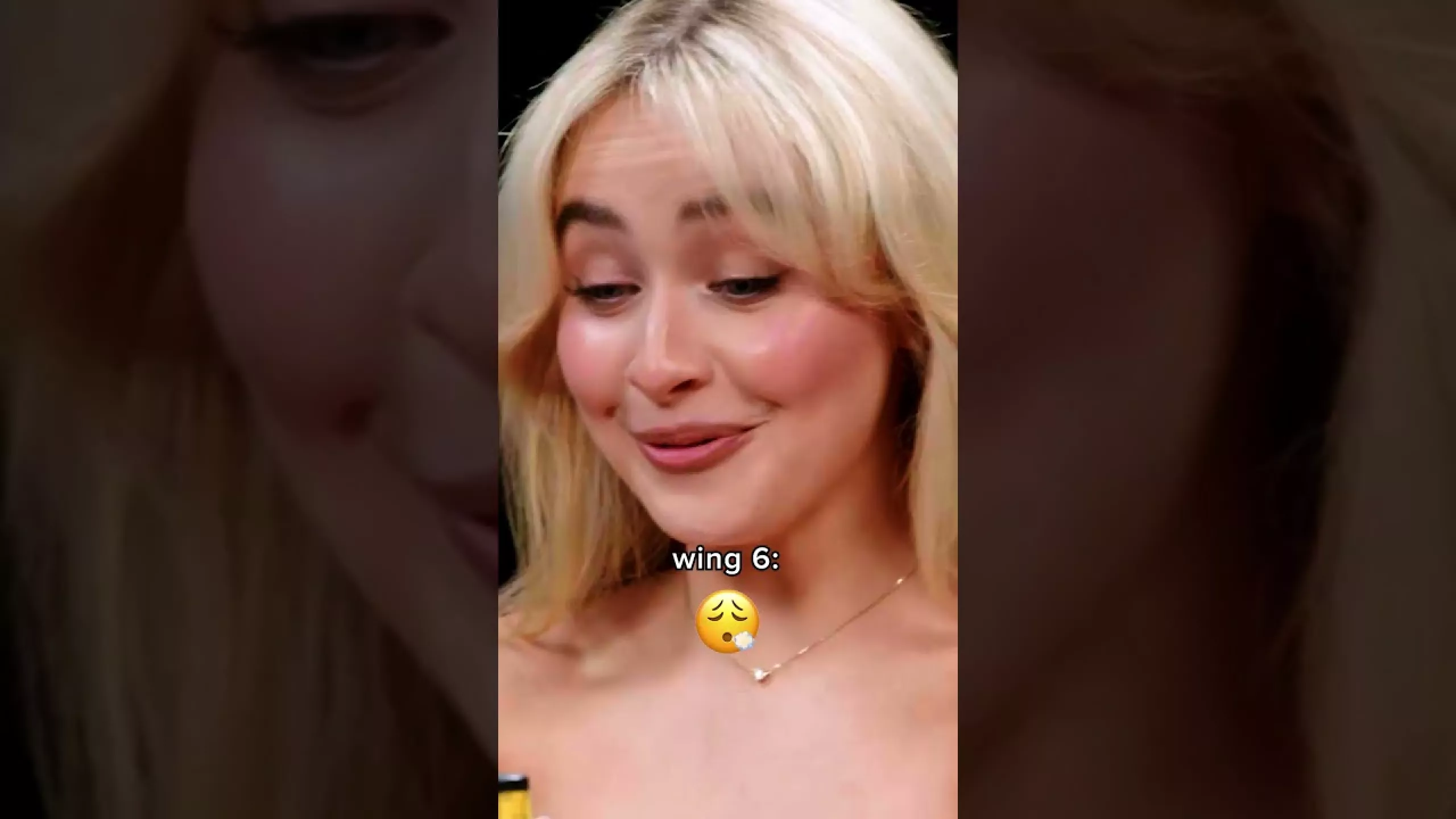 Sabrina Carpenter's reaction to every wing on Hot Ones 🥵 👑