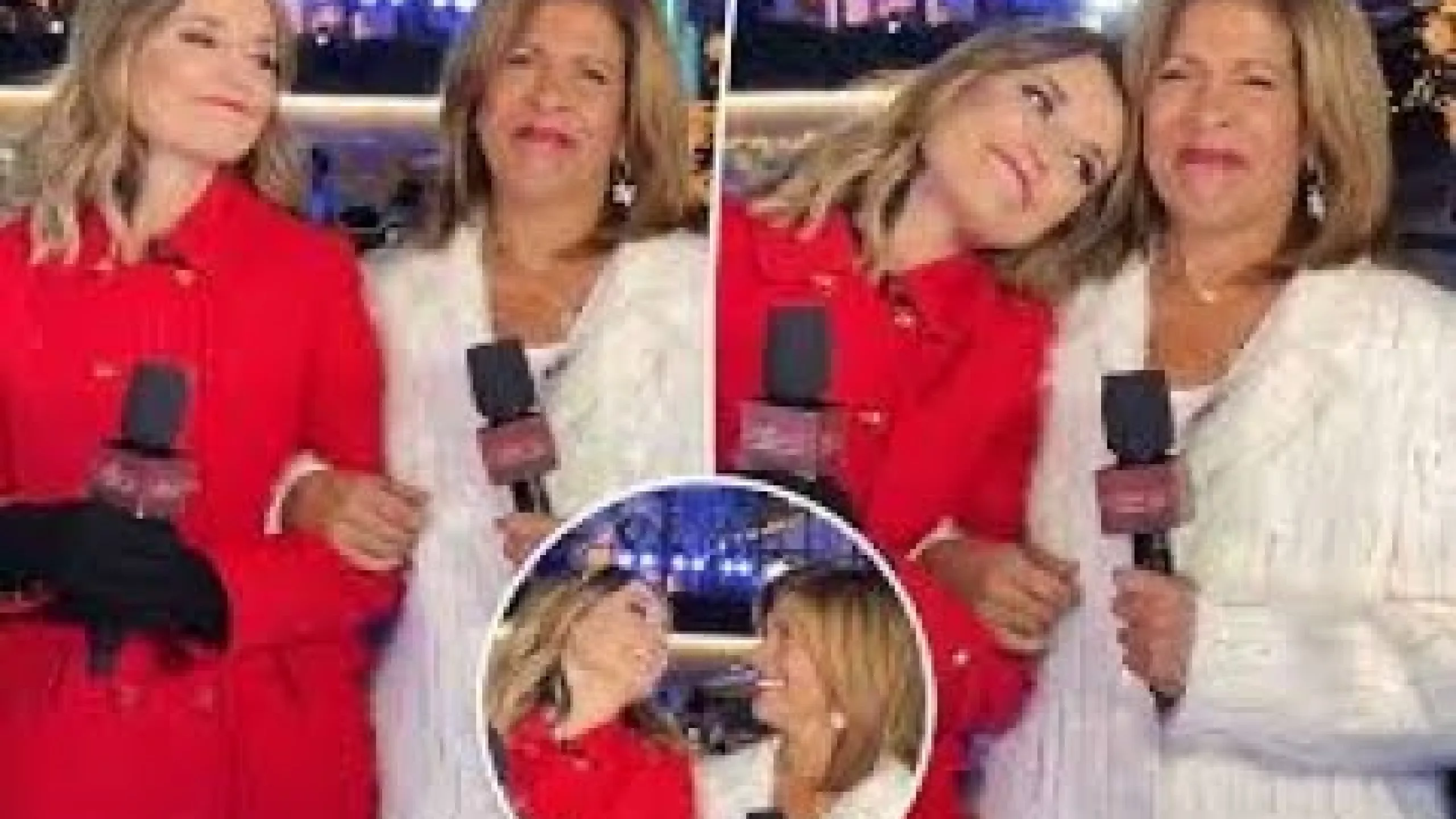 Hoda Kotb and Savannah Guthrie share emotional moment at last Rockefeller tree lighting ceremony