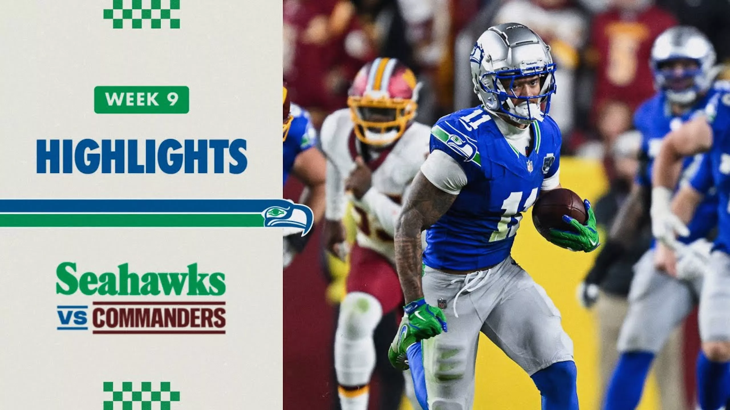 Jaxon Smith-Njigba's Best Plays From 129-Yard Game Against The Commanders In Week 9