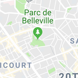Belvédère de Belleville, Rue Piat, Paris, France